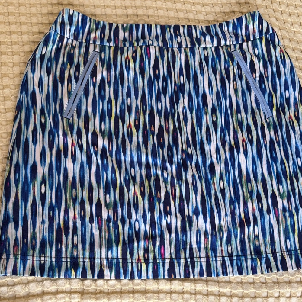 Vibrant Multicolor Patterned Skort - image 2